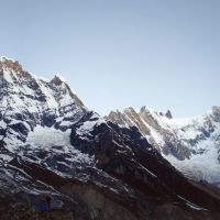 Annapurna south and Annapurna I (John (R) Evans)