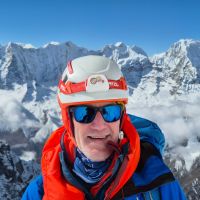 Stevie on the summit (Andy Stratford)